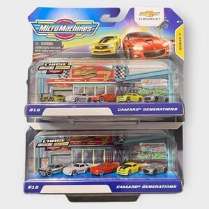 Micro Machines Series 5 Camaro Generations #16 CHASE RARE and ULTRA 67 Camaro SS